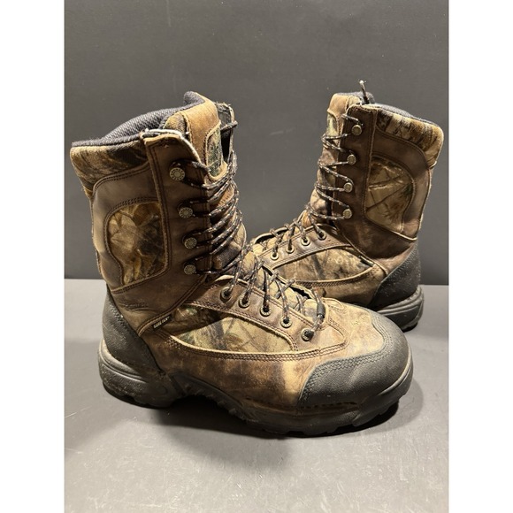 Danner Boots Pronghorn GTX 8" Men's 11 D 1200 Lace Up Camo Gore Tex Waterproof - Picture 1 of 10